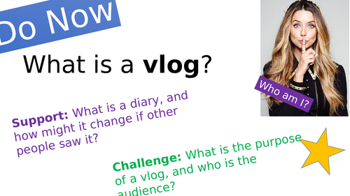 Introducing and Writing a Blog - Non Fiction Writing KS3 | Teaching ...