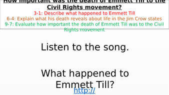 Civil Rights paper 3 Edexcel 9-1 GCSE History scheme of work and