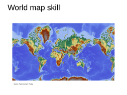 World map skills lesson | Teaching Resources
