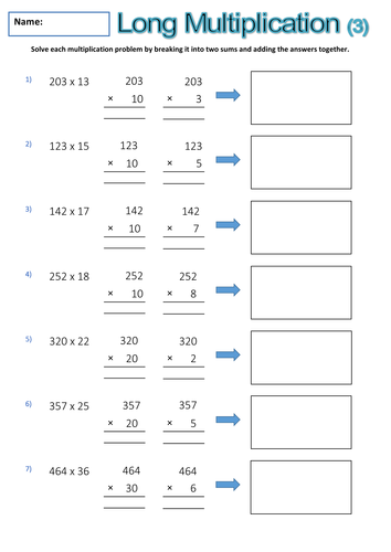 Long multiplication Worksheets Year 6 Primaryleap Co Uk Long Long 