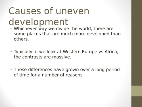 AQA GCSE Economic World - Causes of the Development Gap