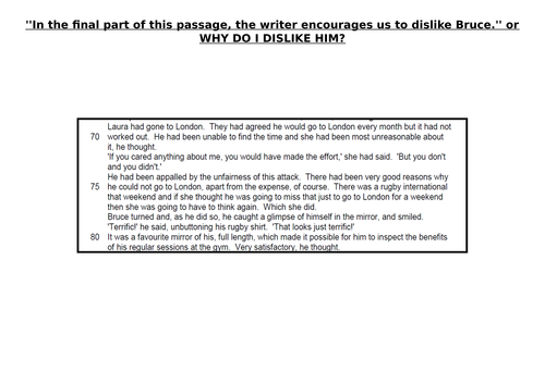 GCSE English Language 9-1 Paper 1 Reading - The 'EVALUATION' question ...