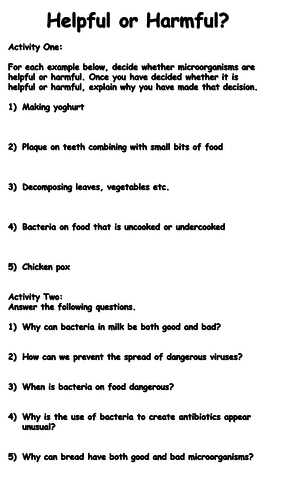 year 6 living things microorganisms teaching resources