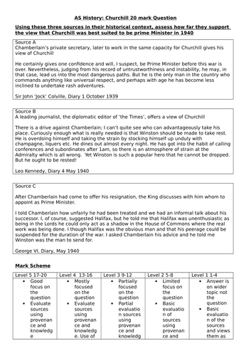 How did Churchill become PM in 1940? - For OCR A Level History