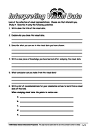 Interpreting data, tables and graphs | Teaching Resources