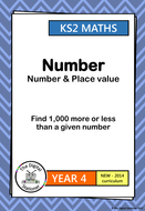 Year 4 – Find 1,000 more or less than a given number – Place Value week ...