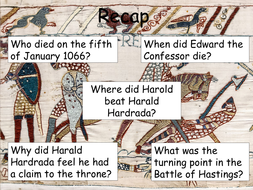 Battle of hastings worksheet picture