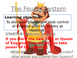The Feudal System Lesson KS3 | Teaching Resources