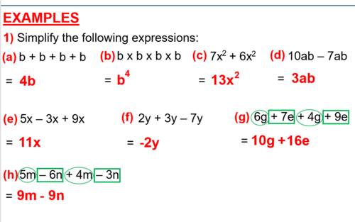 Foundation Maths GCSE Unit 2 - Algebra | Teaching Resources