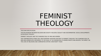 feminist theology research paper