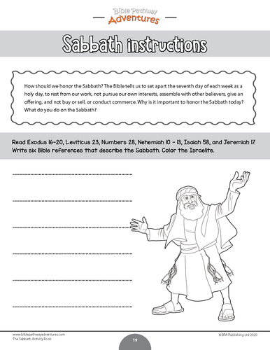 The Sabbath Activity Book | Teaching Resources