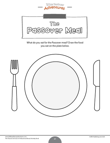 The Passover and Feast of Unleavened Bread Activity Book | Teaching ...