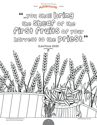Feast of First Fruits Activity Book | Teaching Resources