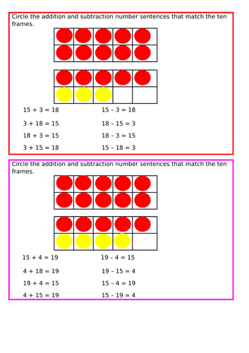 Related facts, year 1, spring block 1.