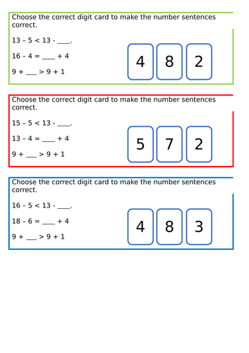 Comparing sentences, Year 1, Spring block 1