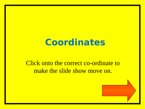 Coordinates - KS1 PowerPoint