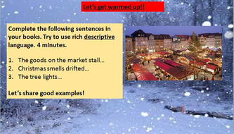 description of a christmas market essay