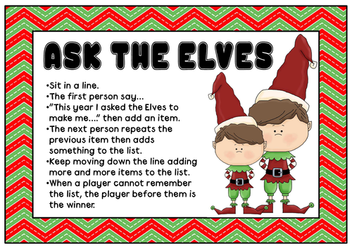 CHRISTMAS ACTIVITIES AND GAMES TEACHING RESOURCES EYFS KS1 KS2 KS3