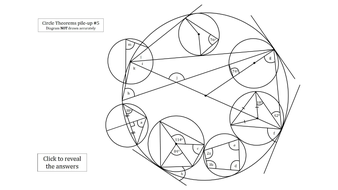 Circle Theorems Revision Exercise #10 by keyboardmonkey ...