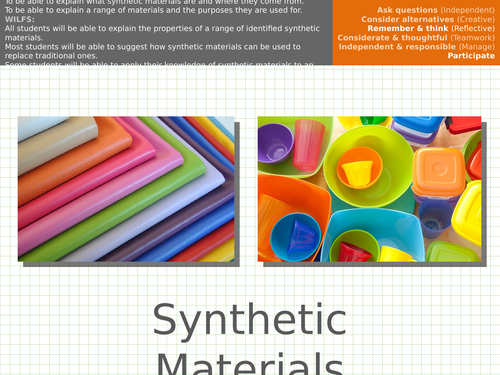 Materials - Synthetic | Teaching Resources 