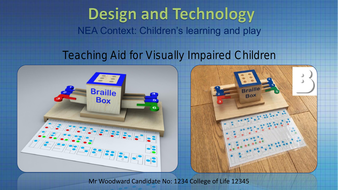 A level product design coursework picture