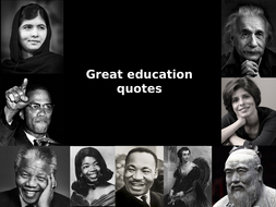 Motivational quotes about the value of education | Teaching Resources