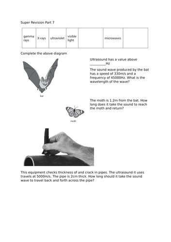 9-1 Physics Super Revision Part 7