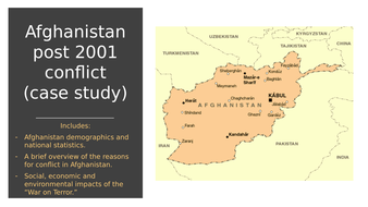afghanistan case study a level geography