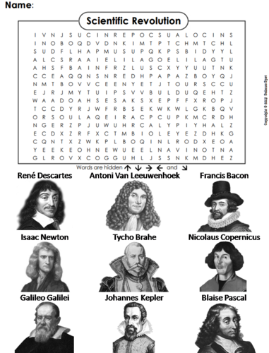 Scientific Revolution Word Search