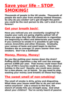 How to write a leaflet picture