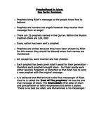 What is prophethood in islam picture