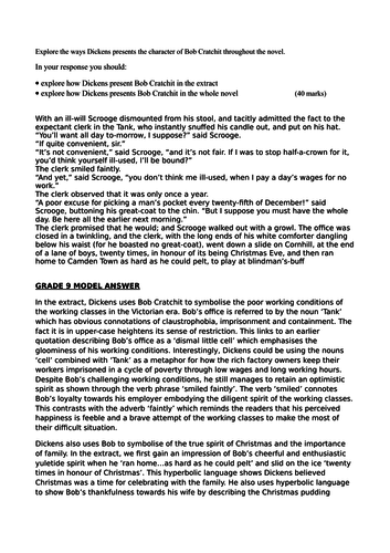 A Christmas Carol 3 Grade 9 model answers for Eduqas GCSE exam style