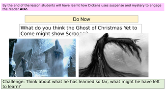 Ghost of Christmas Yet to Come Lesson, Christmas Carol | Teaching Resources
