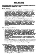 Grade 9 essay on eric birling picture