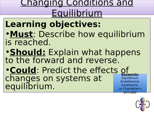 New GCSE Chemistry_Rate of reaction_C2 6.9_Equilibrium and  changing conditions