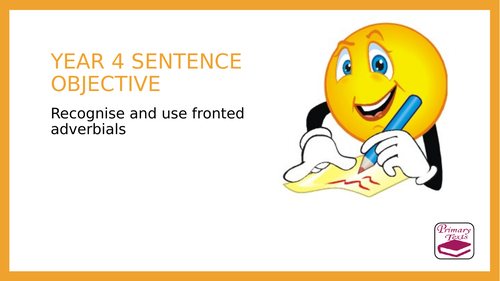 YEAR 4 SPAG PPT and Assessment: Fronted Adverbials