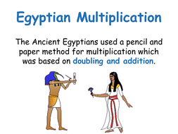 Egyptian Multiplication | Teaching Resources