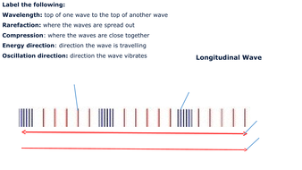 Transverse & Longitudinal Wave Diagram Label Worksheets (Differentiated