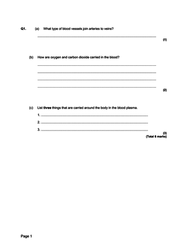 NEW GCSE Biology - B4 Organisation in Animals and Plants | Teaching ...