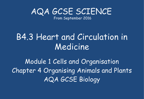 NEW GCSE Biology - B4 Organisation in Animals and Plants | Teaching ...