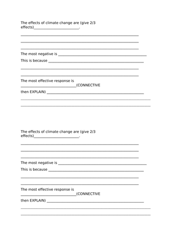 A Warming World Lesson 5 - Climate Change - Causes and Effects