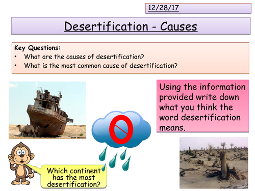 Causes of Desertification