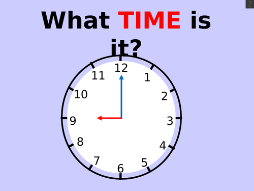 What Time is it?