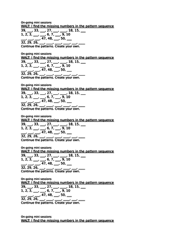 Resources - White Rose Year 3 - Spring (Block 1-Multiplication and Division)