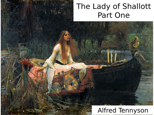 CLASSIC POEM COMPREHENSION. THE LADY OF SHALOTT. WITH ANSWERS.