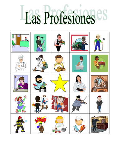 Profesiones Professions In Spanish Bundle Teaching Resources 