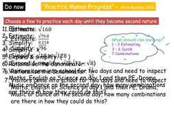 GCSE 1-9 Sketching Linear Graphs | Teaching Resources