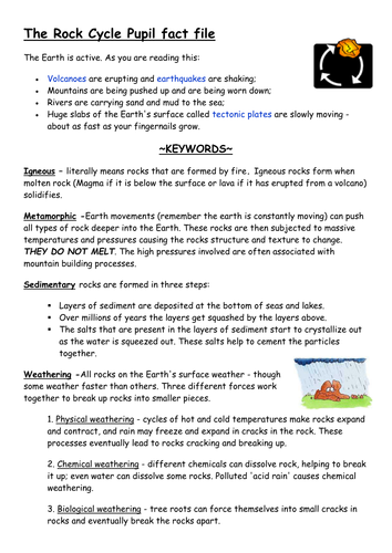 Our Rocky Home Lesson 1 - What is geology?