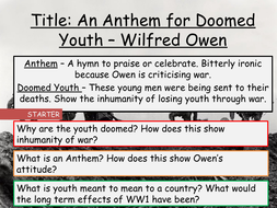 Disabled By Wilfred Owen: Poem Analysis