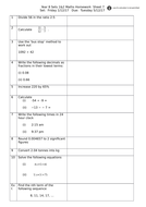 Year 8 maths homework help image